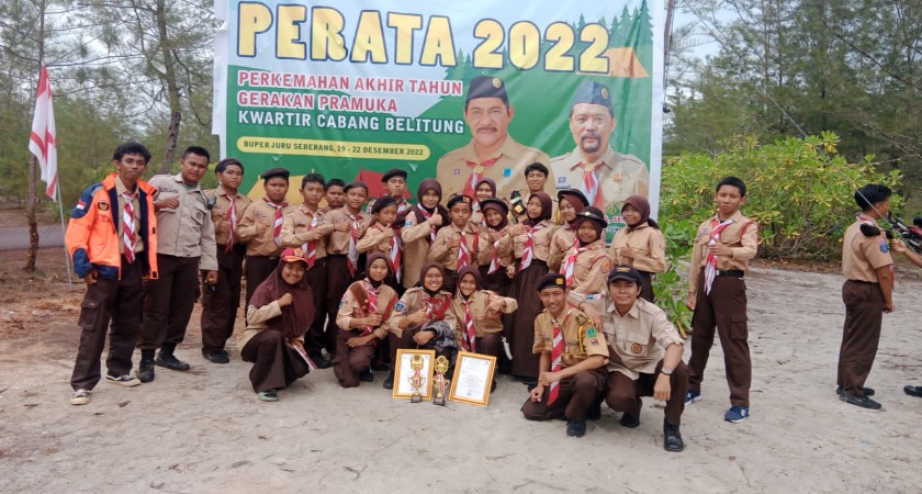 Pramuka MTs Negeri 1 Belitung Kembali Menorehkan Prestasi